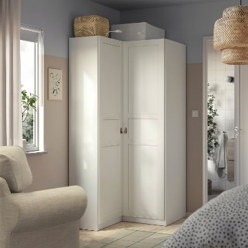 ІКЕА Кутовий шафа PAX ПАКС / FLISBERGET ФЛІСБЕРГЕТ, 296.261.48 - Home Club
