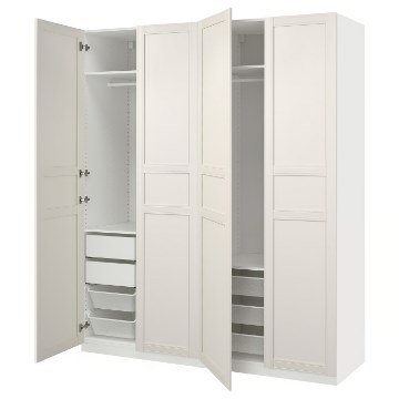 ИКЕА Комбинация шкафов PAX ПАКС / FLISBERGET ФЛИСБЕРГЕТ, 296.258.27 - Home Club
