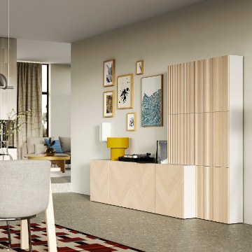 ІКЕА Комбінація з дверима BESTÅ БЕСТО, 296.232.44 - Home Club
