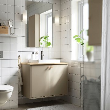 ІКЕА Тумба під умивальник з дверцятами HAVBÄCK / ORRSJÖN, 895.299.79 - Home Club