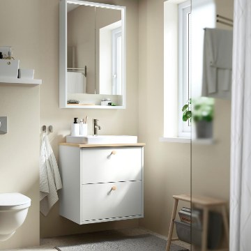 ІКЕА Умивальник і шафа з висувними ящиками HAVBÄCK / ORRSJÖN, 496.292.83 - Home Club