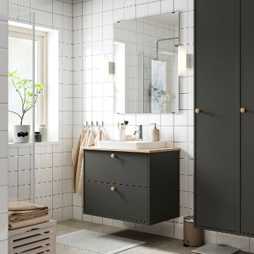 ІКЕА Умивальник і шафа з висувними ящиками HAVBÄCK / ORRSJÖN, 996.292.85 - Home Club