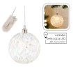 Chomik Скляна Прикраса Fi 10 Cm Led Підвісна Геометричний Взор, MAL2713 - Home Club