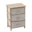 Chomik Комод С 3 Тканевыми Ящиками 40 x 29 x 58 См, PHO0751 - Home Club, изображение 2
