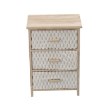 Chomik Комод С 3 Тканевыми Ящиками 40 x 29 x 58 См, PHO0751 - Home Club, изображение 4