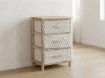 Chomik Комод С 3 Тканевыми Ящиками 40 x 29 x 58 См, PHO0751 - Home Club, изображение 5