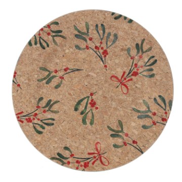Chomik Кругла Підставка 33 x 33 x 1,5 См Коркова В Яловиця, VEN7762 - Home Club