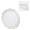 Chomik Кругла Підставка 33 x 33 x 1,5 См Прозора Золота, VEN7793 - Home Club