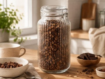 BackHome Living Стеклянная банка с полосками, 2 л, герметичная, SIP4959 - Home Club