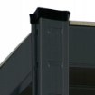 Kontrasto Hd5000/150 Металлическая стеллаж 180x90x40, чёрный, Meb000635 - Home Club, изображение 7