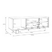 Forte Тв-тумба, RVXT131-Q364 - Home Club, изображение 7