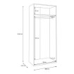 Forte Шкаф для одежды, PNPS927-Q170 - Home Club, изображение 26