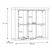 Forte Настенный шкафчик L/P, PNTH233B-Q214 - Home Club, изображение 23