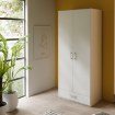 Forte Шкаф шириной 90 см с ящиком Econobox 2, белый, ECBS923-120 - Home Club