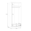 Forte Шкаф шириной 90 см с ящиком Econobox 2, белый, ECBS923-120 - Home Club, изображение 16