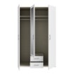Forte Шафа з дзеркалом і шухлядами 130 см Econobox 2, біла, ECBS931-120 - Home Club, Зображення 10