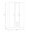 Forte Шафа з дзеркалом і шухлядами 130 см Econobox 2, біла, ECBS931-120 - Home Club, Зображення 13