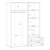 Forte Шкаф для одежды, OKYS832-M625 - Home Club, изображение 9