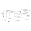 Forte Тв-тумба L, CR2T231L-D78 - Home Club, изображение 6