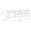 Forte Тв-тумба L, CR2T231L-D78 - Home Club, изображение 13