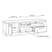 Forte Тв-тумба L, CR2T231L-D78 - Home Club, изображение 14