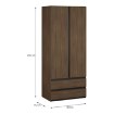 Forte Шкаф для одежды, PNPS922-Q404 - Home Club, изображение 8