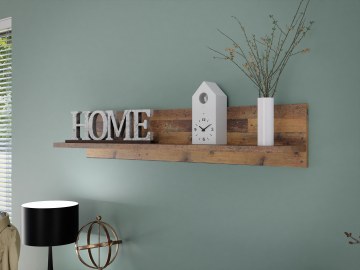 Forte Настенная полка 120 см Clif Old – Wood Vintage, CLFB01-H51 - Home Club