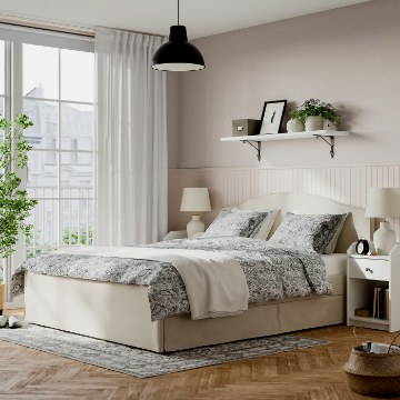 ІКЕА Комплект меблів для спальні RAMNEFJÄLL / HAUGA ХАУГА, 496.291.79 - Home Club