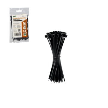 Garden Line 100 зажимов 2,5 x 100 мм, черные, LAR3821 - Home Club