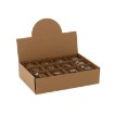 Chomik Скляна ялинкова кулька, діаметр 8 см, прозора, позолочена, різноманітні візерунки, MAL1260 - Home Club, Зображення 9