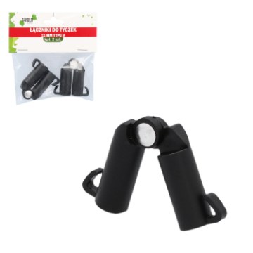 Garden Line Комплект из 2 соединителей для шестов 11 мм типа V, EVA8143 - Home Club