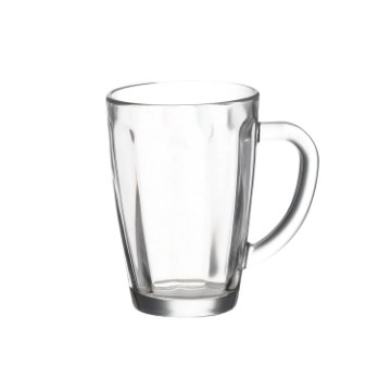 Chomik Скляна чашка з вушком, 365 мл, Elegance, IND5389 - Home Club