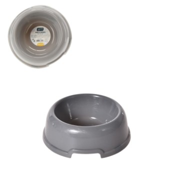 Chomik Миска для животных 15,5 см, серая, PET9516 - Home Club