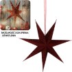 Chomik Декоративная звезда из бумаги, 60 см, бордовый цвет, AIP9133 - Home Club