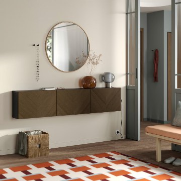 ИКЕА Комбинация настенных шкафов BESTÅ БЕСТО, 096.231.55 - Home Club