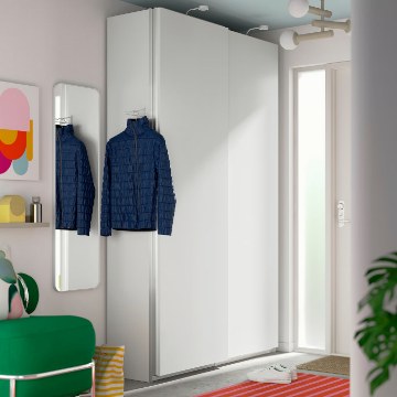 ІКЕА Шафа з розсувними дверима PAX ПАКС / HASVIK, 996.265.45 - Home Club