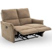 Двухместный диван-кровать FW106-2 Timo Duo, шенил, коричневый, с функцией Recliner