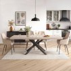 Mebel Elite Стол Hampton, раздвижной, 160–240 см, цвет «Кашмир»/«Чёрный», ME.HAMPTON/KASZ/CZ/S160-240 - Home Club, изображение 3