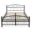 Mebel Elite Металеве ліжко Griffin 140x200, чорне, ME.GRIFFIN/140/CZ/LOZ - Home Club, зображення 3