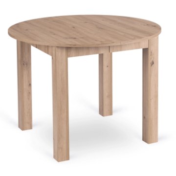 Mebel Elite Стол James, раскладной, 103–223 см, дуб Artisan, W.JAMES/DA/S - Home Club