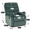 Mebel Elite Раскладной кресло Kobe, зелёный велюр, ME.KOBE/Z/V/FW - Home Club, изображение 10