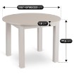 Mebel Elite Стол James, раскладной, 103–223 см, цвет «Кашмир», W.JAMES/KASZ/S - Home Club, изображение 8