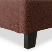 Mebel Elite Ліжко 120x200 Crater, коричневе, з тканини «букле», ME.CRATER/120/BR/TB/LOZ - Home Club, зображення 6