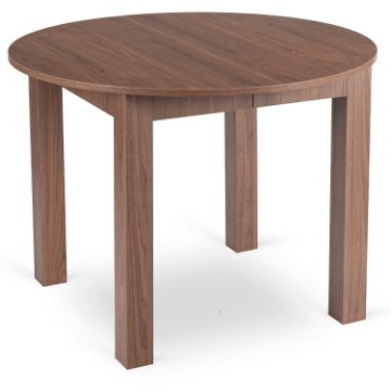 Mebel Elite Стол Harry, раскладной, 102–142 см, орех «Ницца», W.HARRY/ONI/S - Home Club