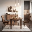 Mebel Elite Стол Harry, раскладной, 102–142 см, орех «Ницца», W.HARRY/ONI/S - Home Club, изображение 2