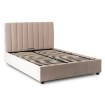 Mebel Elite Ліжко 120x200 Mari, велюрове, кремове, ME.MARI/120/KR/V/LOZZPOJ - Home Club, зображення 3