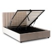 Mebel Elite Ліжко 120x200 Mari, велюрове, кремове, ME.MARI/120/KR/V/LOZZPOJ - Home Club, зображення 4