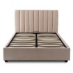 Mebel Elite Ліжко 120x200 Mari, велюрове, кремове, ME.MARI/120/KR/V/LOZZPOJ - Home Club, зображення 6