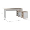 Forte Письмовий стіл P, PNTB222-Q214 - Home Club, Зображення 6