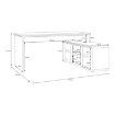 Forte Письмовий стіл P, PNTB222-Q214 - Home Club, Зображення 7